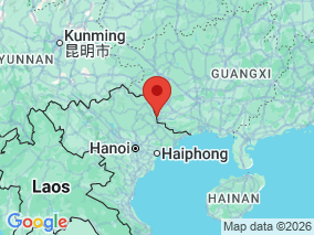 Map of Site Report: Detian Waterfall, China